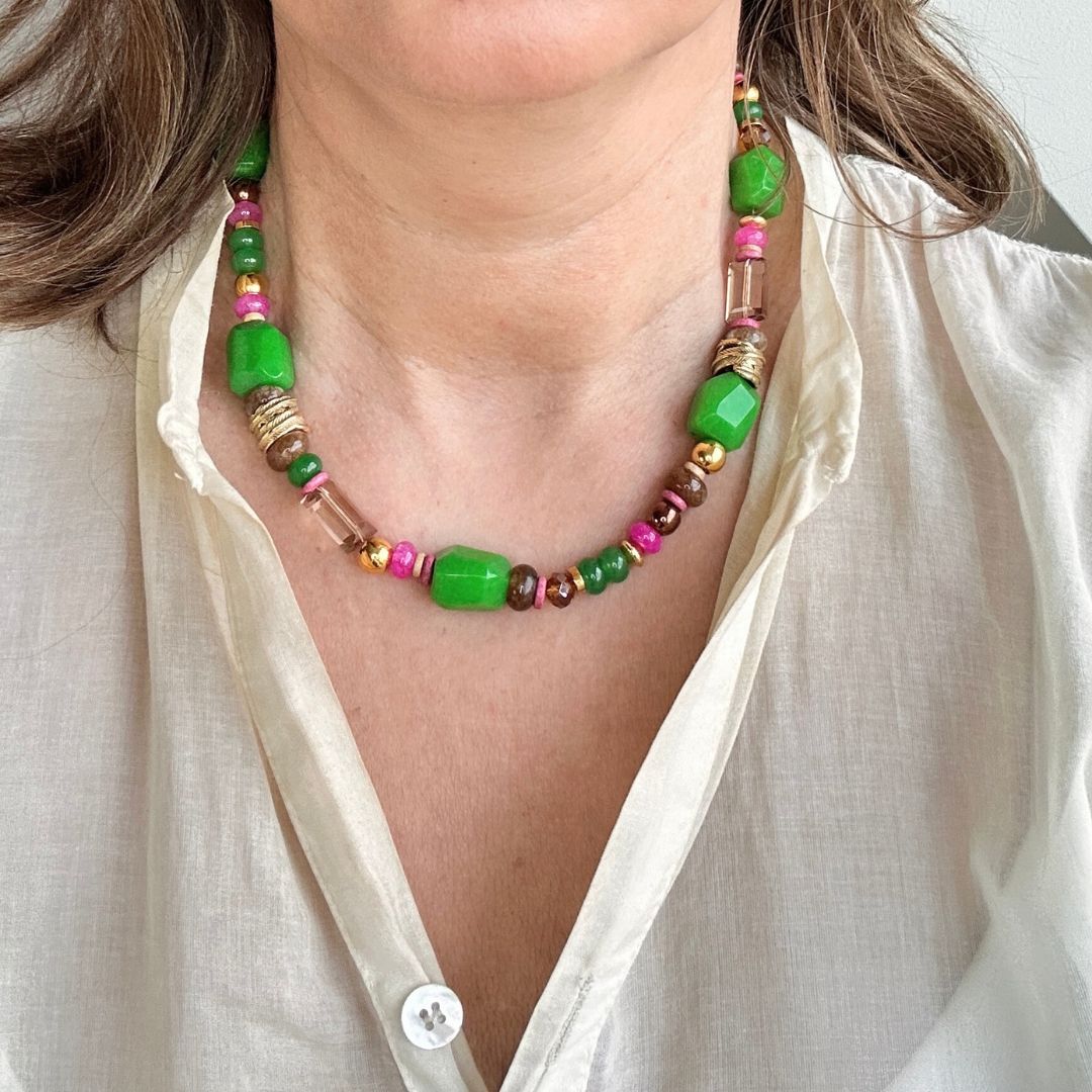 Emerald Sunset - Kralenketting