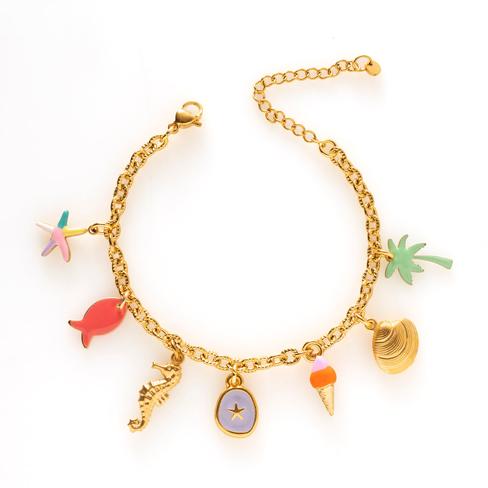 Coastal Glow - Bedelarmband