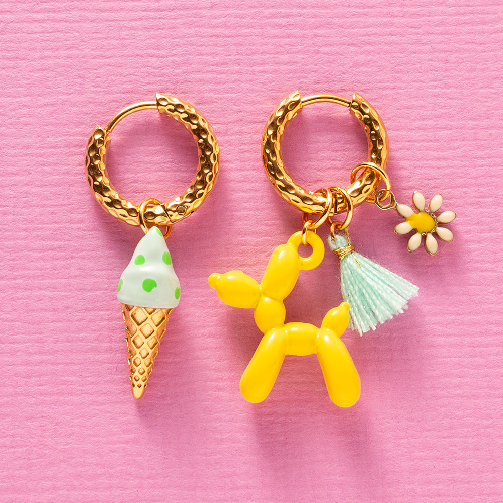 IJsje & Balloon Dog - Oorbellen