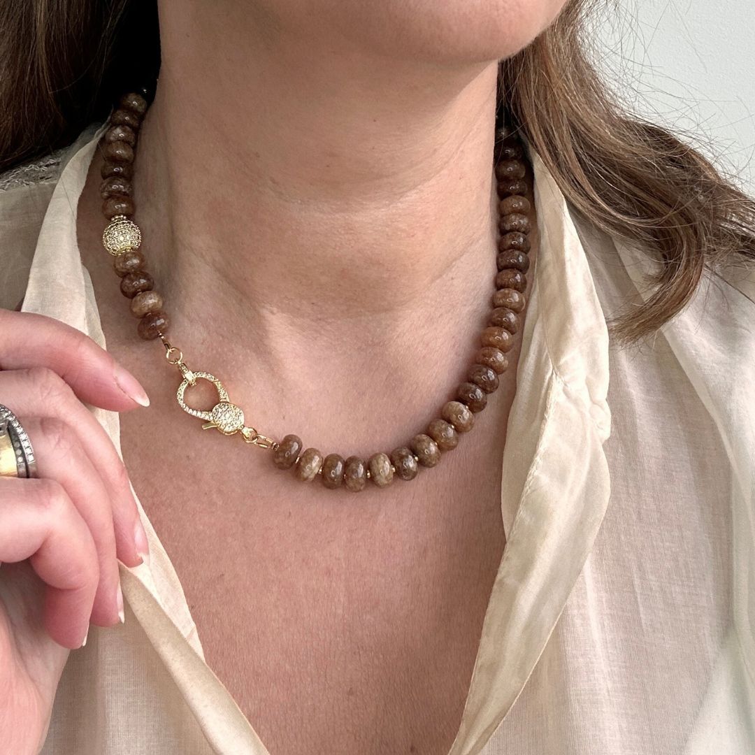 Earth Essence - Natuursteen Kralenketting