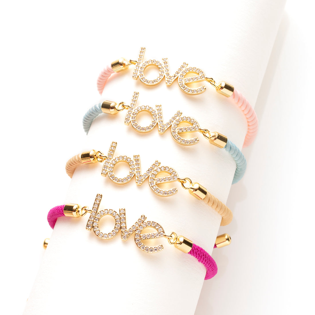 Armband - Nylonkoord - LOVE ♥