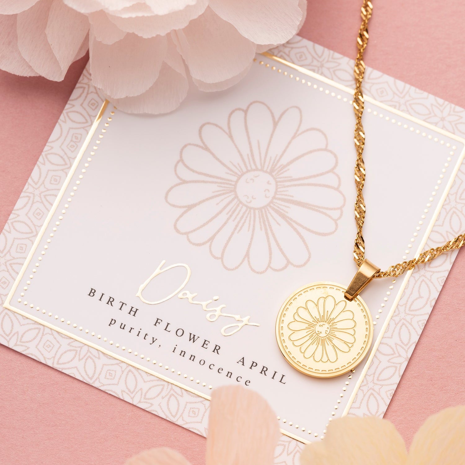 Geboortebloem - Ketting - Januari t/m December
