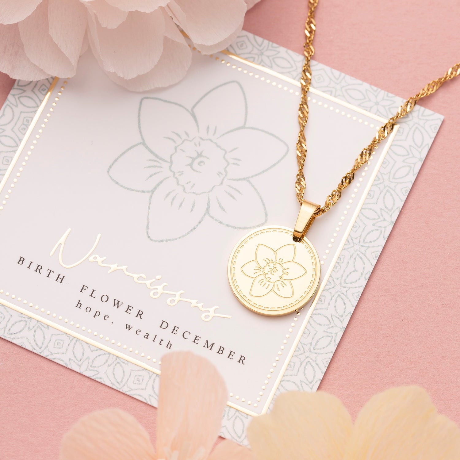 Geboortebloem - Ketting - Januari t/m December