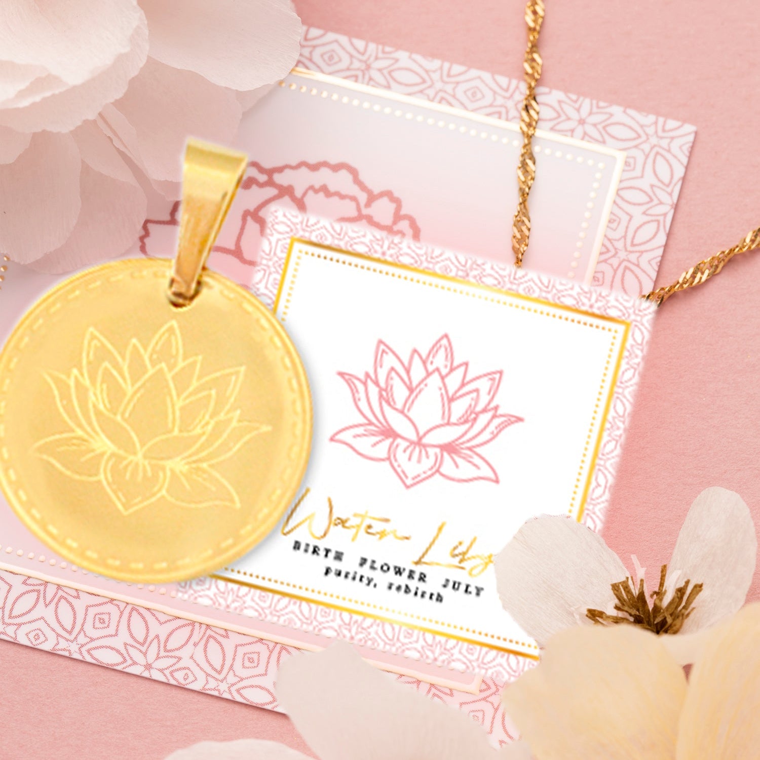 Geboortebloem - Ketting - Januari t/m December