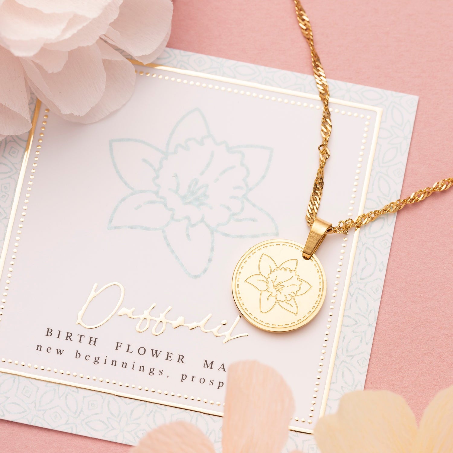 Geboortebloem - Ketting - Januari t/m December