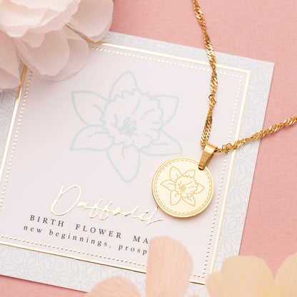 Geboortebloem - Ketting - Januari t/m December