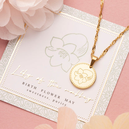 Geboortebloem - Ketting - Januari t/m December