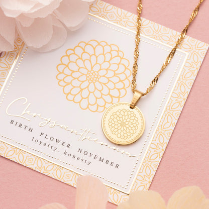 Geboortebloem - Ketting - Januari t/m December