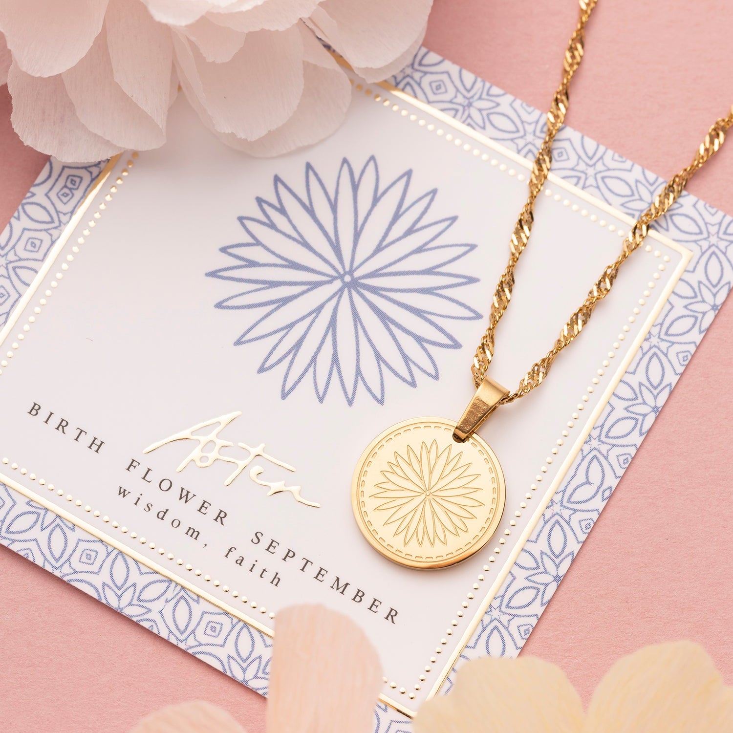 Geboortebloem - Ketting - Januari t/m December