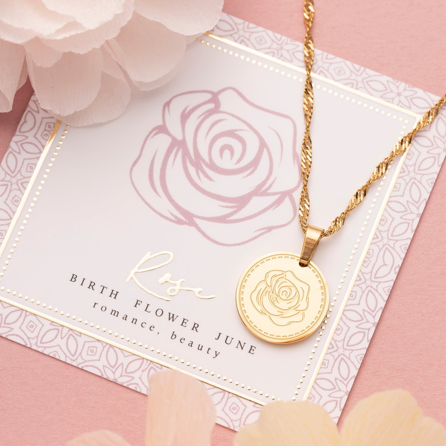 Geboortebloem - Ketting - Januari t/m December
