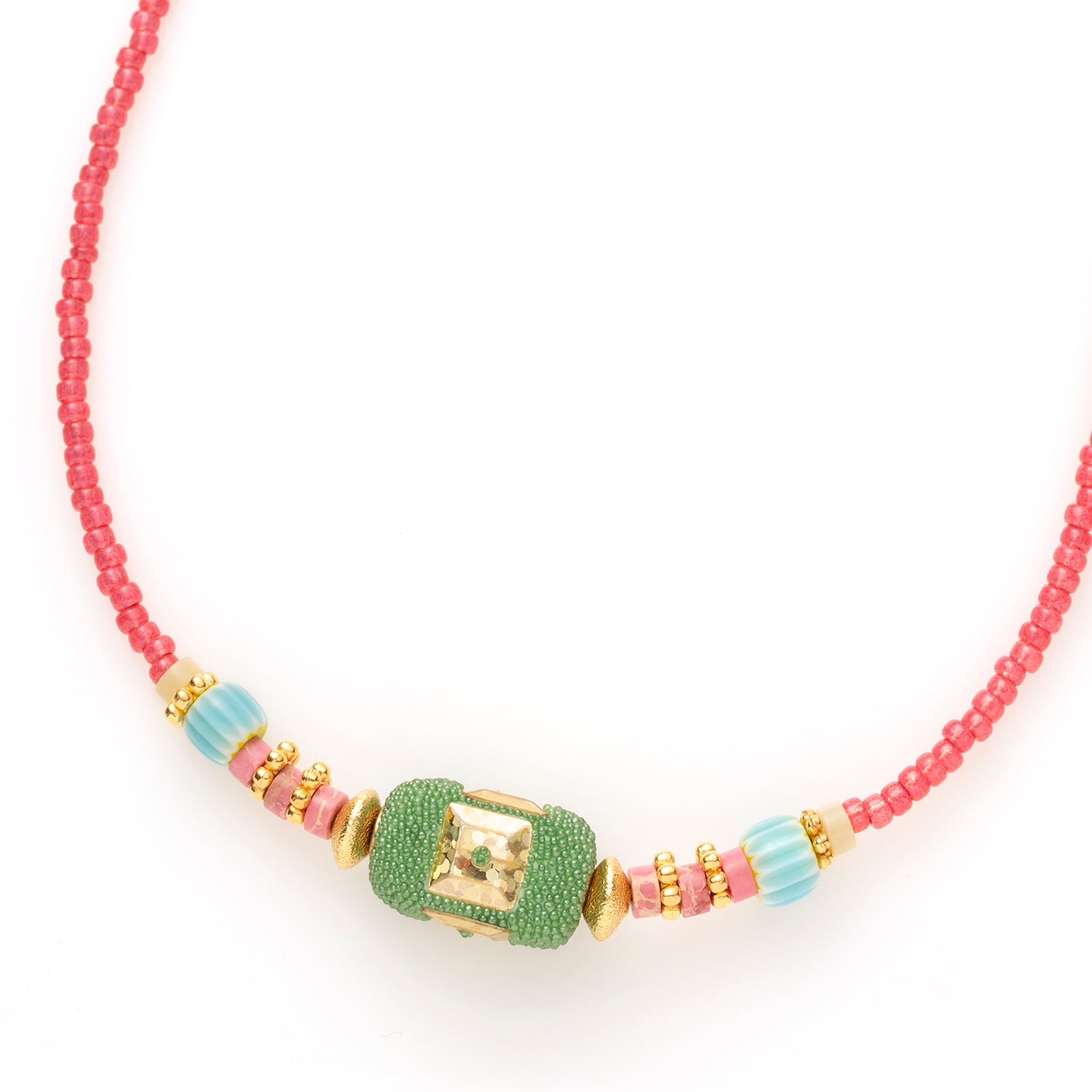 Kralenketting - Watermelon Boho Dreams