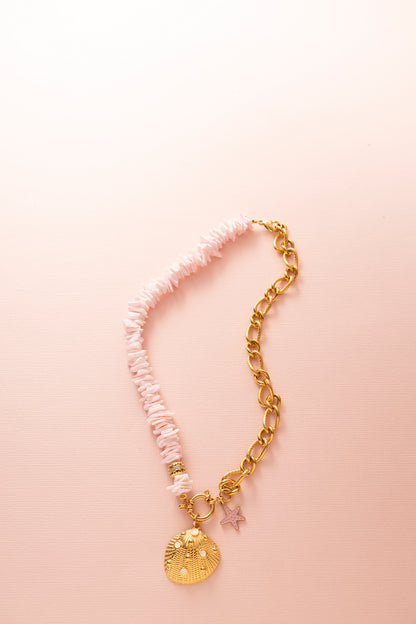 Ketting - Pink Seashell Dream