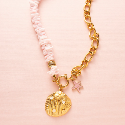 Ketting - Pink Seashell Dream