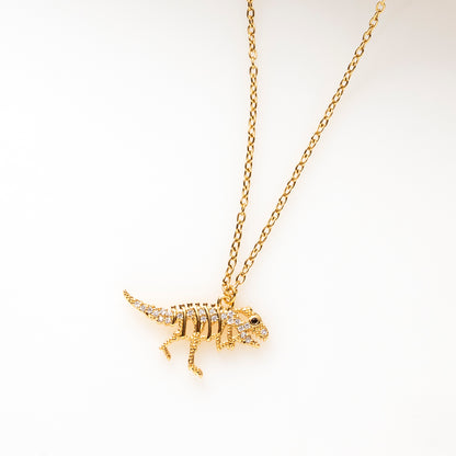 Ketting - Zirkonia - Dinosaurus