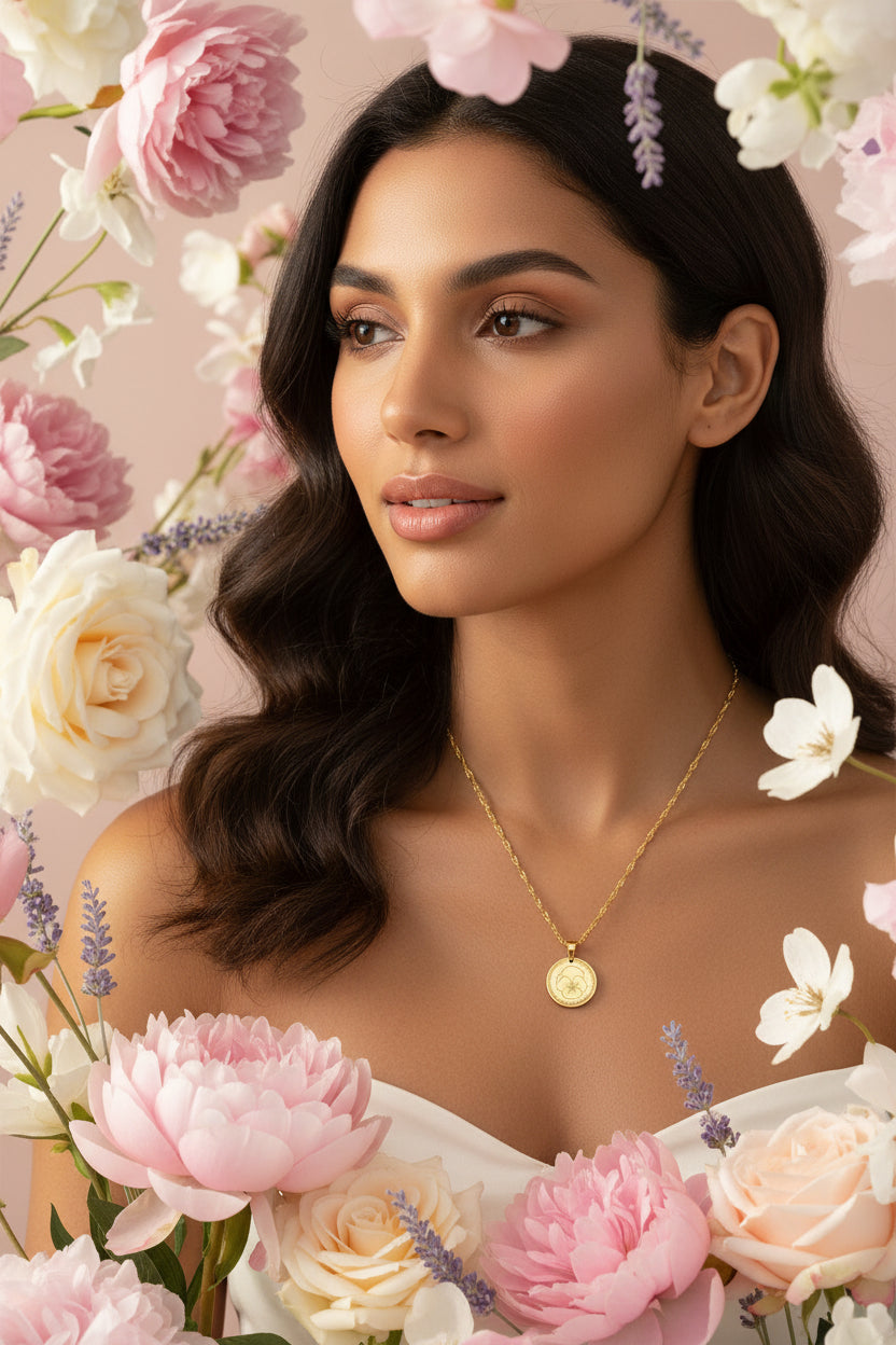 Geboortebloem - Ketting - Januari t/m December