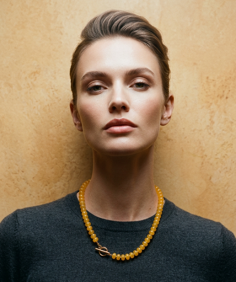 Pure Elements- Natuursteen Kralenketting