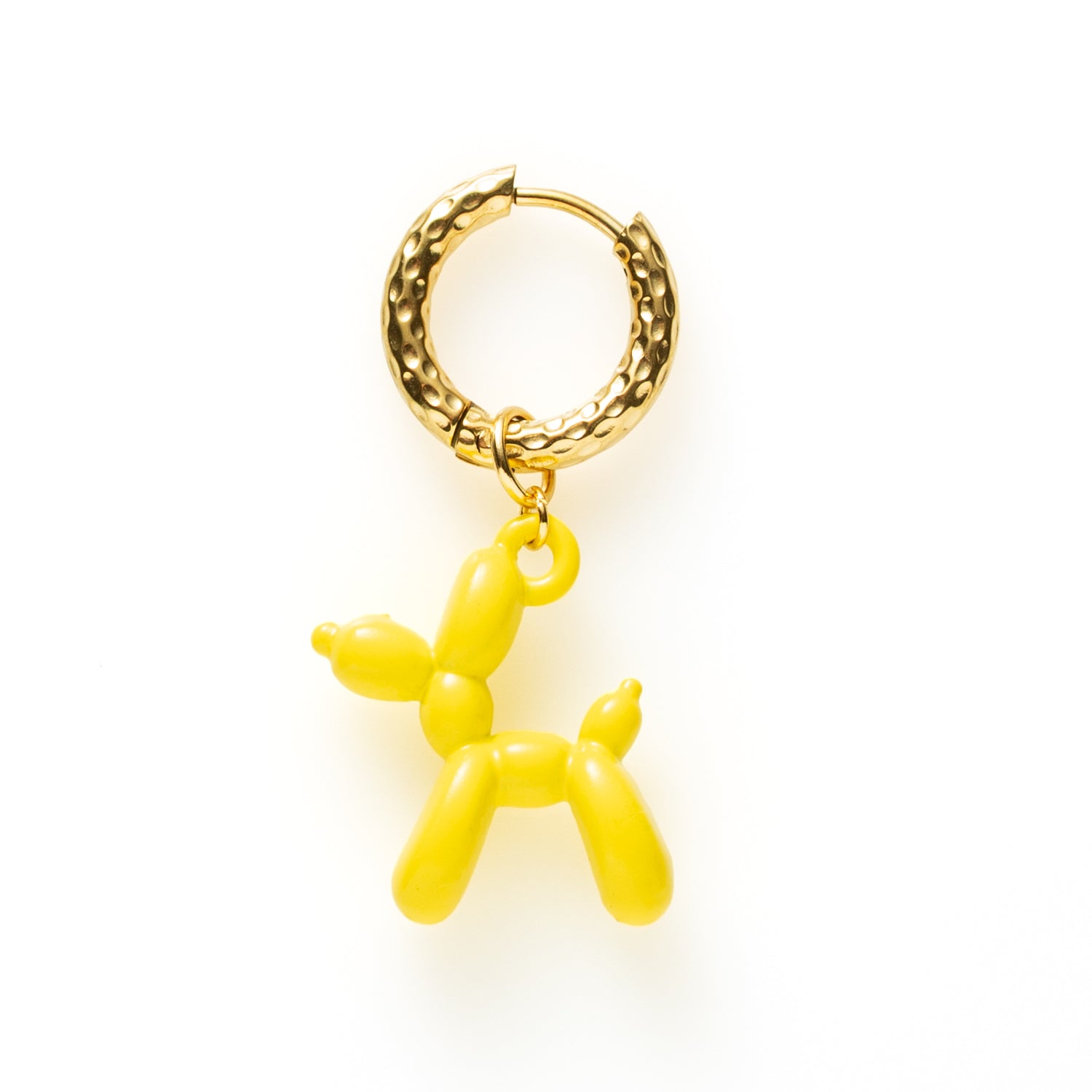 One Piece Oorbel - Goud - Balloon Dog Geel
