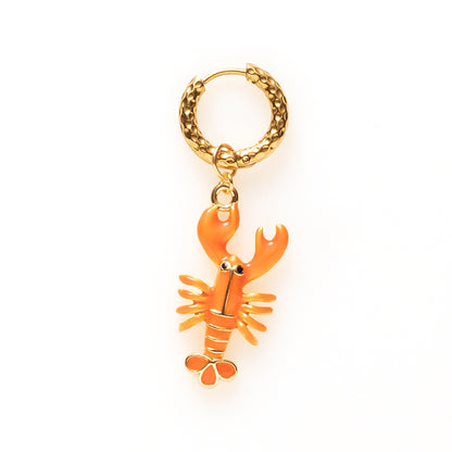 Lobster Love - One Piece Oorbel  (5 kleuren beschikbaar)