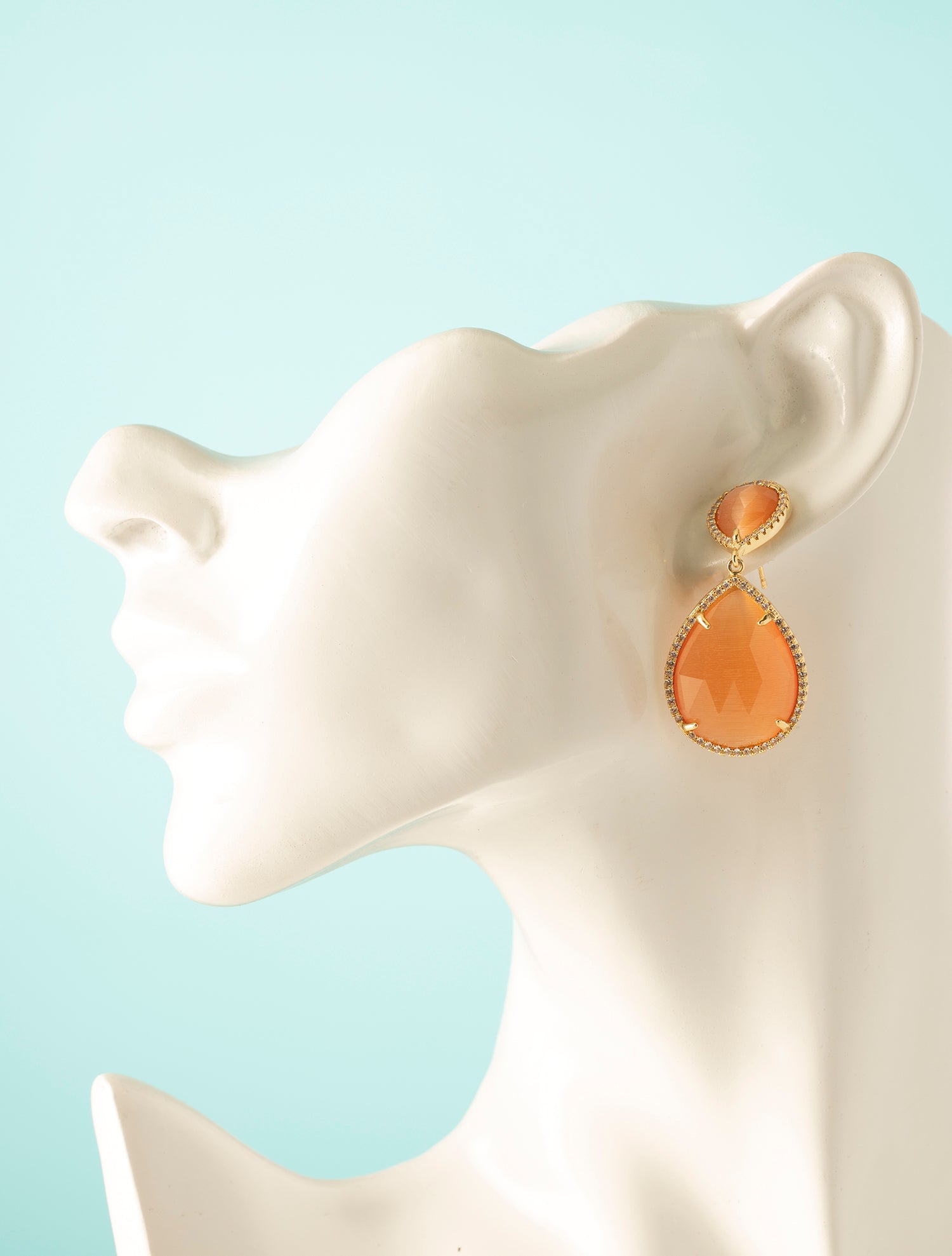 Oorbellen - Goud - Statement - Light Coral