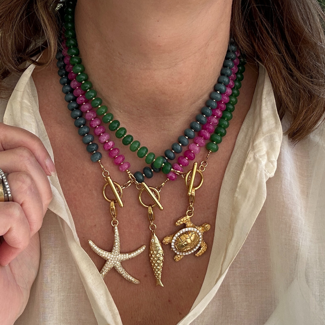 Borneo Forest - Natuursteen Kralenketting
